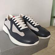 America'S Cup Bike Fabric Sneakers Navy Blue - 5