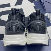 	B22 SNEAKER Black Technical Mesh and Calfskin 3SN231ZHM_H960 - 6