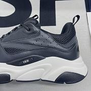 	B22 SNEAKER Black Technical Mesh and Calfskin 3SN231ZHM_H960 - 5