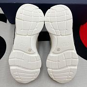 	B22 SNEAKER Cream Technical Mesh with Beige and White Smooth Calfskin 3SN231YXX_H160 - 5