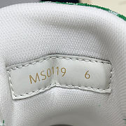 	 LV Trainer Sneaker Green Logo - 5