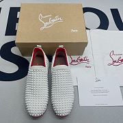 christian louboutin sneaker in white  - 3