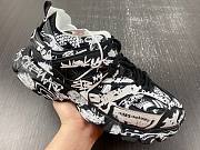 Balenciaga Men's Track 3 Graffiti Sneakers in Black - 2