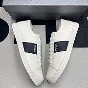 Prada Brushed leather and leather sneakers - 4