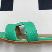 Hermes Oran sandal Green - 6