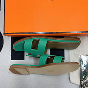 Hermes Oran sandal Green - 4