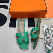 Hermes Oran sandal Green - 3