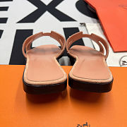 Hermès Oran rhinestone sandals Pink  - 3