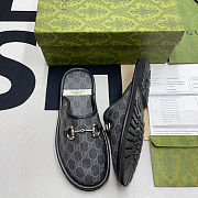 Gucci horsebit mules grey - 1