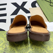 MEN'S GG HORSEBIT SLIPPER BEIGE - 5