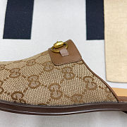 MEN'S GG HORSEBIT SLIPPER BEIGE - 4