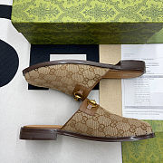 MEN'S GG HORSEBIT SLIPPER BEIGE - 2