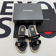 Chanel Velvet Velcro Sandal  - 6