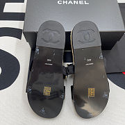 Chanel Velvet Velcro Sandal  - 4