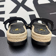 Chanel Velvet Velcro Sandal  - 2