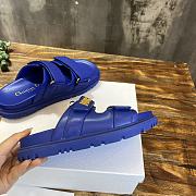 DIORACT SLIDE Dark Blue Lambskin KCQ718LAB_S71B - 5