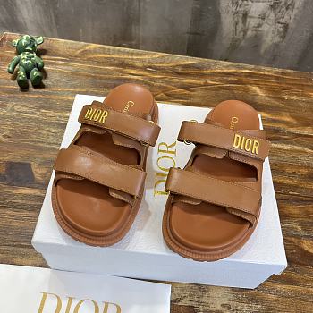DIORACT SLIDE Deep Beige Lambskin KCQ718LAB_S06T
