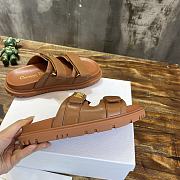 DIORACT SLIDE Deep Beige Lambskin KCQ718LAB_S06T - 3