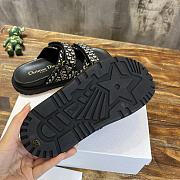 DIORACT SLIDE Black Embroided  - 4