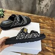 DIORACT SLIDE Black Embroided  - 3