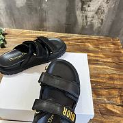 DIORACT SLIDE Black Lambskin KCQ718LAB_S900 - 4