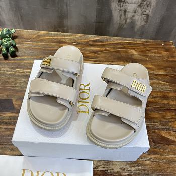 DIORACT SLIDE White Lambskin KCQ718LAB_S03W