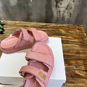 DIORACT SANDAL Pink Lambskin KCQ547LAB_S62P - 5
