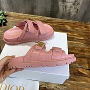 DIORACT SANDAL Pink Lambskin KCQ547LAB_S62P - 4