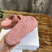 DIORACT SANDAL Pink Lambskin KCQ547LAB_S62P - 2