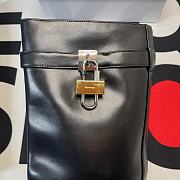 Givenchy Shark Lock Boots In Leather Black BE702NE1NG-001 - 6