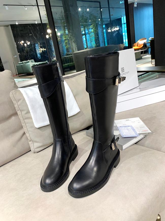 Givenchy Double Lock Knee High Boots  - 1