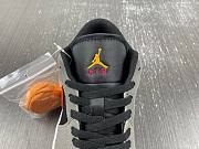 Air Jordan 1 Low Light Graphite Vivid Orange FN7308-008 - 4