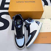 LV trainer sneaker blue high top - 1