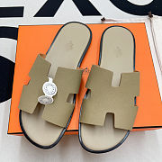Hermes Leather Sandal Beige - 1