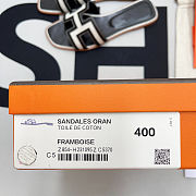 Hermes Oran Prunoir / Noir Sandal - 3