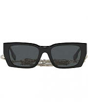 Burberry Poppy Dark Grey Rectangular Ladies Sunglasses BE4336 392887 53 - 3