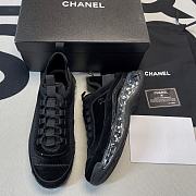 Chanel Velvet Calfskin Low Sneaker  - 1