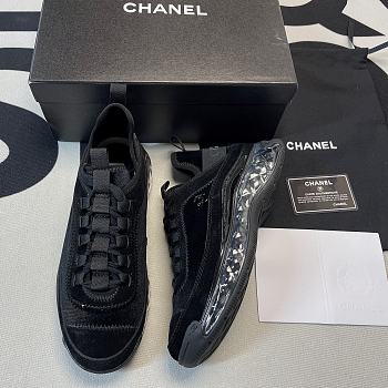 Chanel Velvet Calfskin Low Sneaker 