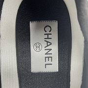Chanel Black Suede Low Sneaker  - 5
