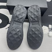 Chanel Black Suede Low Sneaker  - 4