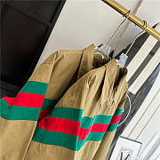 Gucci Men's GRG Logo Harrington Jacket Tan - 3