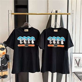 GUCCI COTTON JERSEY T-SHIRT WITH PRINT