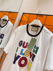 Gucci logo-embroidered cotton T-shirt  - 4