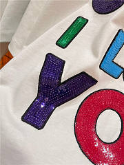 Gucci logo-embroidered cotton T-shirt  - 2