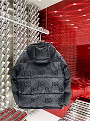 GUCCI Jumbo Gg Canvas Jacket In Schwarz - 3