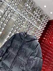 GUCCI Jumbo Gg Canvas Jacket In Schwarz - 4