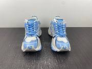 Balenciaga Lace Up Runner Sneaker Blue 677403 W3RB2 9744 - 3