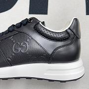 Gucci Black Leather Rhyton Sneaker  - 5