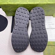 Gucci Black Leather Rhyton Sneaker  - 4