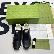 Gucci Black Leather Rhyton Sneaker  - 2